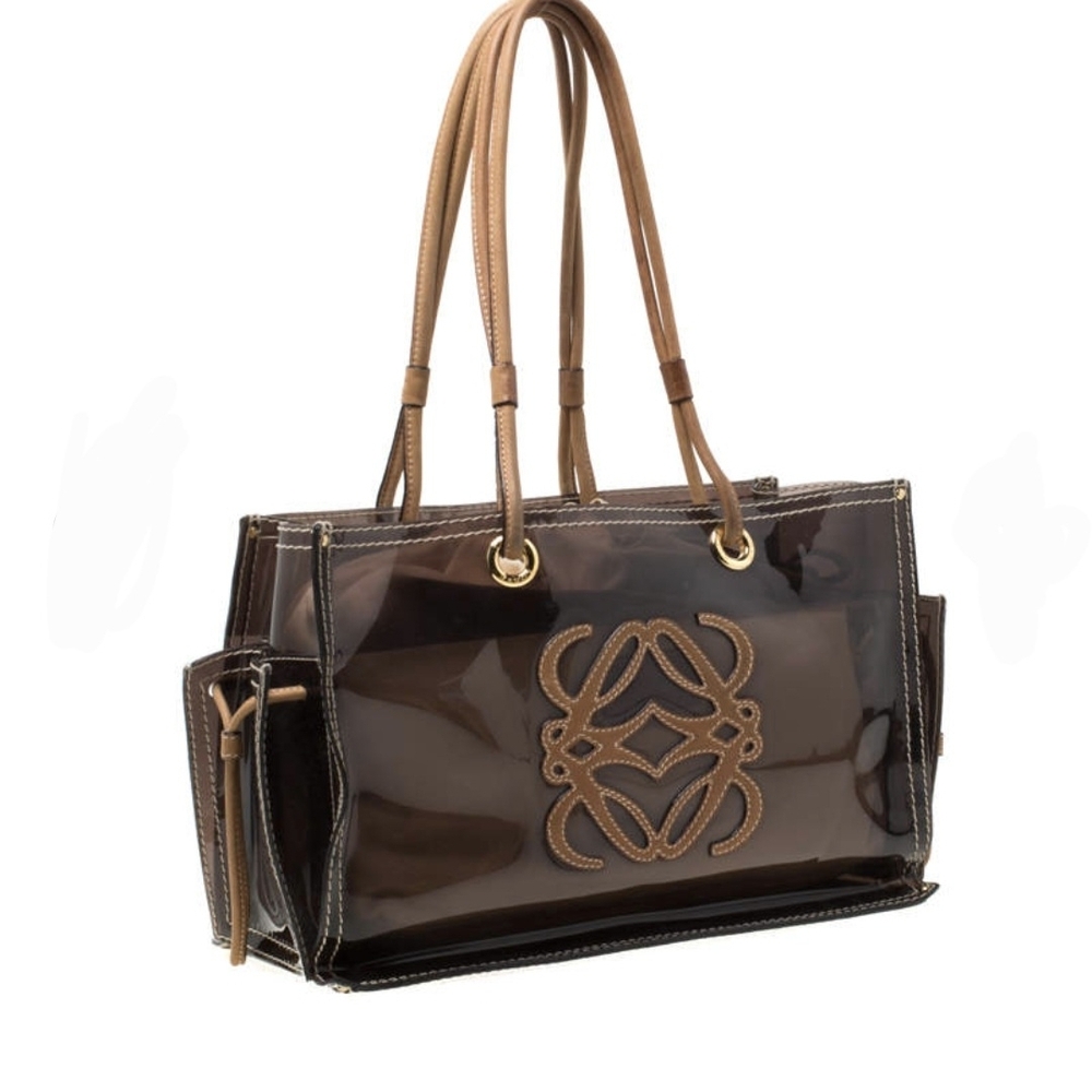 Loewe PVC Brown Shoulder Bag - Picture 2 of 2